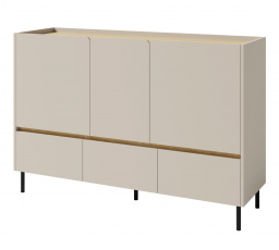 LUCA LC 7 komód, Bézs-homok/Tölgy olajozott