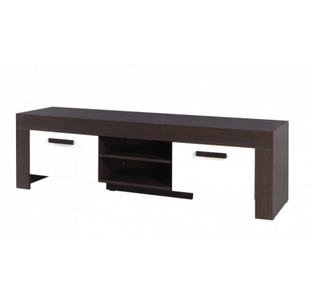 TV komoda CEZAR R14, Dub milano/Krémová TV komoda CEZAR R14, Dub milano/Krémová