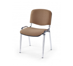 Konferenciaszék ISO, króm/C4 bézs