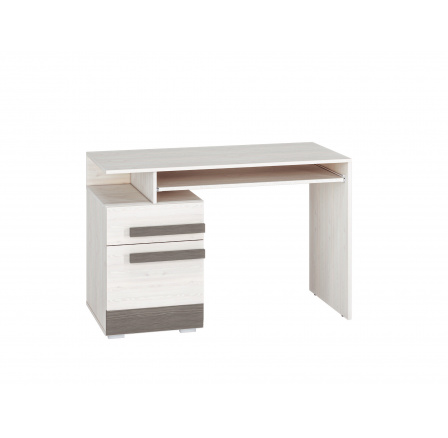 BLANCO 11 sosna śnieżna/MDF new grey - biurko
