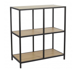 Loka IV polc tölgy/fekete