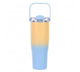 New York termoszbögre 900ml sárga-kék
