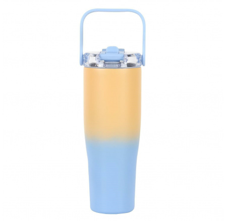 New York termoszbögre 900ml sárga-kék