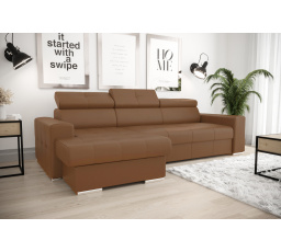 NAROŻNIK Z FUNKCJĄ SPANIA MARGO 160x250 (ODCIENIE BRĄZU)NE 23- SZYBKA WYSYŁKA