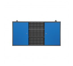 Fali szekrény garázsba BEN, 1200 x 600 x 200 mm, antracit-kék