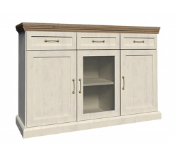 ROYAL K1S komód, Északi fenyő + Vad tölgy