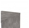 Noční stolek SIMPLICITY 230, Beton/Bílý lesk