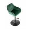 H103 bárszék, zöld bársony