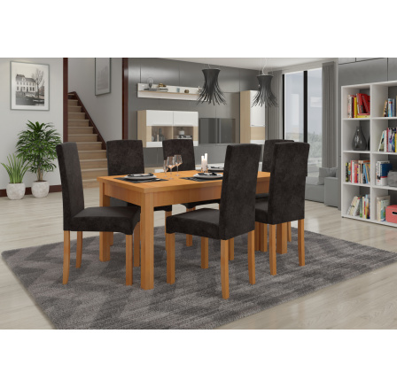 RODOS 56 Asztal és szék készlet, Éger