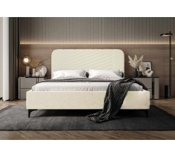 ŁÓŻKO VENEZIA 160 (odcienie ecru) MCV 2256 - szybka wysyłka