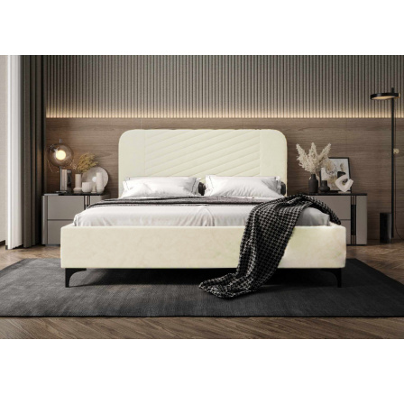 ŁÓŻKO VENEZIA 160 (odcienie ecru) MCV 2256 - szybka wysyłka