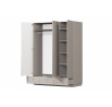 LORINI SZAFA 150 3D3SZ - cashmere / T-bar złoty / cokół