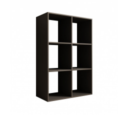 Lenti 2x3 Polc Szürke+Szürke