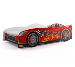 CARS PARTEROWE CZERWONY BEZ MATERACY 80 X 160 KPL