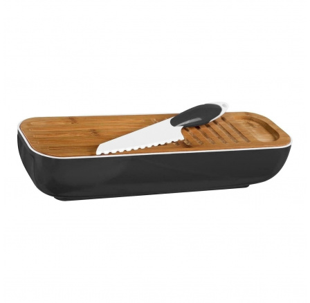 3 az 1-ben készlet: tábla, feliratos edény és szürke kés