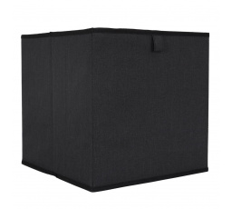 Polc doboz 30x30 cm Poli fekete
