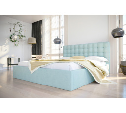 ŁÓŻKO LOFT - 180x200 , Drewniany , Wybierz własny kolor - Zapisz swój wybór - Galeria tkanin poniżej