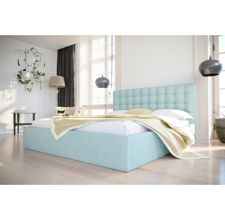 ŁÓŻKO LOFT - 180x200 , Drewniany , Wybierz własny kolor - Zapisz swój wybór - Galeria tkanin poniżej