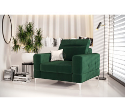 FOTEL TAPICEROWANY MALIBU 104 CM - Odcienie zieleni