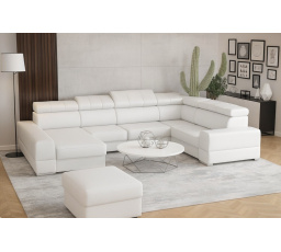 NAROŻNIK ROYAL MAX II 230x375x185 SKÓRA NATURALNA - prawa , Skóry naturalne - Wybierz swój kolor