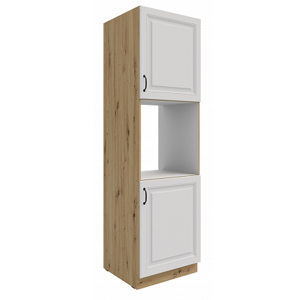 Kuchyňská skříň STELLO - 60 DP-210 2F, Dub Artisan/Bílý mat