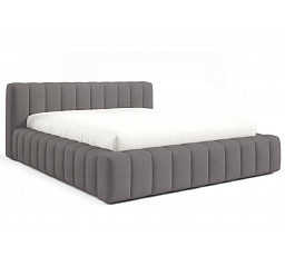 GINO ágy fa keretben léccel, 140x200, Velluto 17