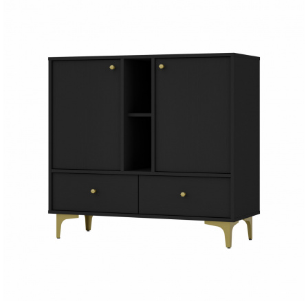 Komoda Tomila 825/1, černý grafit