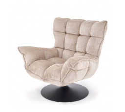 Forgó és hintaszék HAGEN, Bézs/Fekete