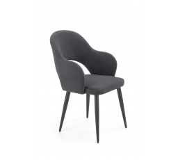 Étkezőszék K364, szürke bársony