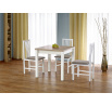 GRACJAN étkezőasztal, sonoma tölgy/fehér