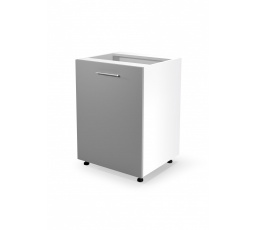 VENTO DK-60/82 alsó konyhaszekrény, világosszürke