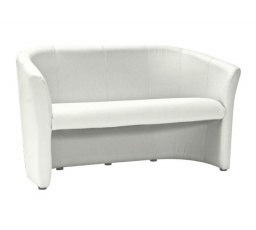 TM-3 kanapé, Fehér ekobőr EK-26/Wenge