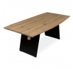 Jídelní stůl 200x100cm, masiv, dub, DS-M200 DUB