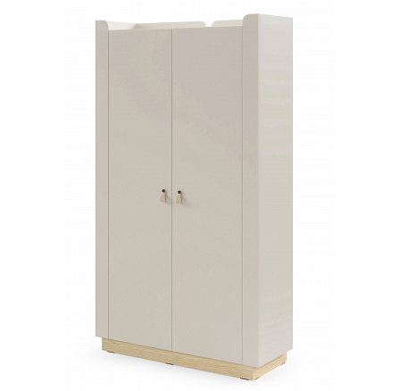 SALERNO SA-1 ruhásszekrény, Macadamia/Mavelie Tölgy