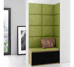 EMI 2 előszobafal, Trinity 12/Artisan + fekete