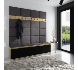 EMI 4 előszobafal, Trinity 34/Artisan+fekete