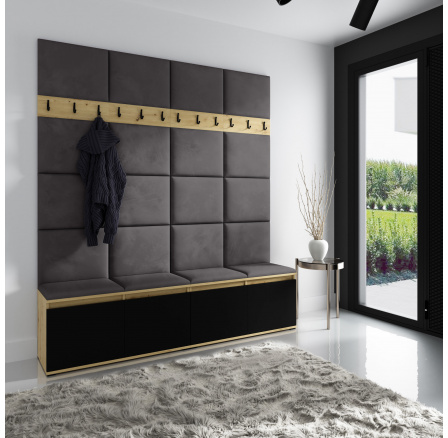 EMI 4 előszobafal, Trinity 34/Artisan+fekete