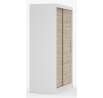 NOEMI 04 ruhásszekrény, Fehér/Sonoma Tölgy
