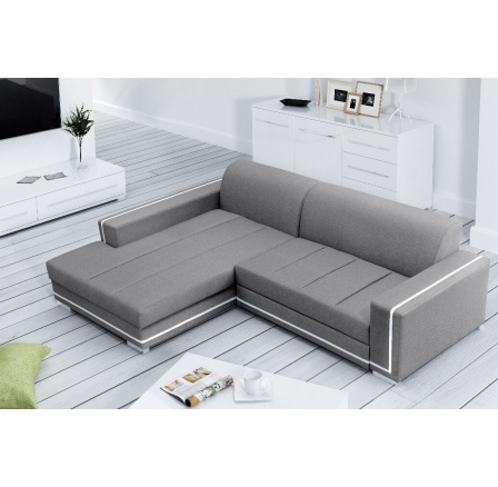 Rohová sedací soupravaTamarin L sv.šedá