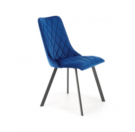 Étkezőszék K450, kék bársony