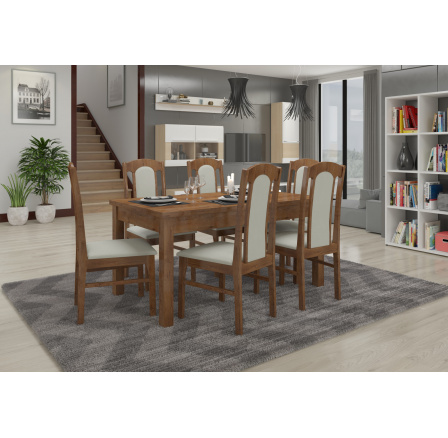 RODOS 53 Lefkas asztal és szék készlet