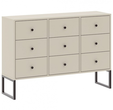 LINEA 9S komód, Kasmír/Fekete