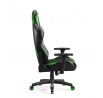 Játék irodai szék X Horn 2.0 Normál méret, fekete-zöld
