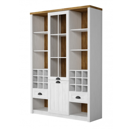 PROVENCE W2D2S polc, Andersen fenyő + Lefkas tölgy