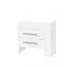 Noční stolek Cezanne R21 pravý, bílá