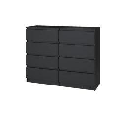 Komoda MALVÍNA M8 120, Černá