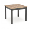 TIAGO KWADRAT étkezőasztal, Craft tölgy/Fekete