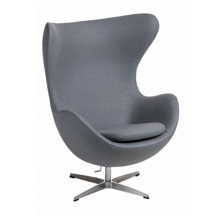 Tojás fotel kasmír szürke 8 Prémium