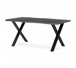 Étkezőasztal 160x90cm, MDF, szürke tölgy, HT-F4316 GREY