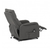 Polohovací křeslo, elektrické kabelové ovládání, šedá, látka, TV-5482 GREY2
